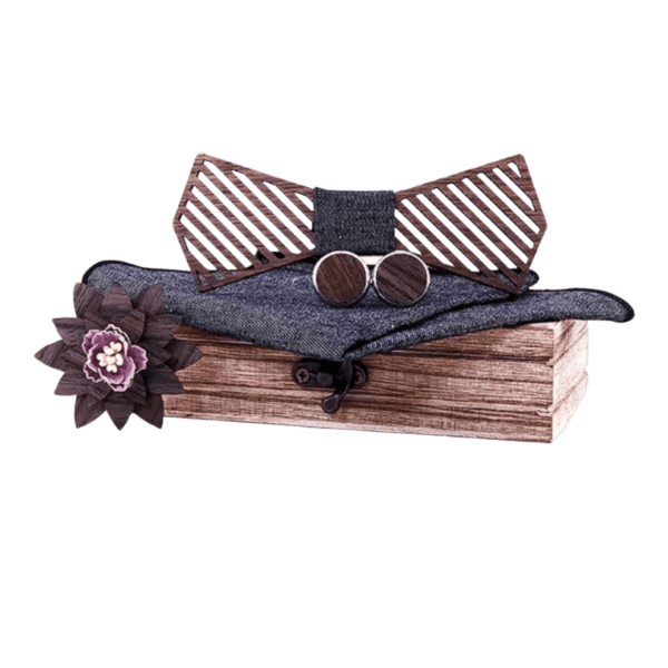 Wooden Bow Tie ST4